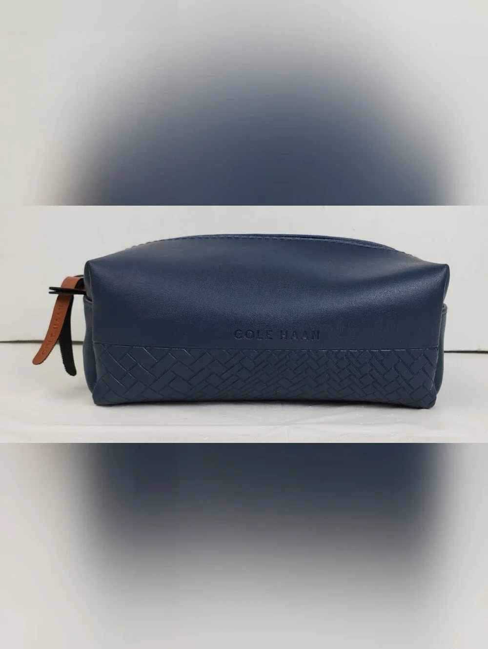 Cole Haan x American Airlines BLUE Amenity Cosmetic Travel Holder BAG ONLY - EUC